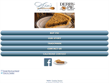 Tablet Screenshot of derbypie.com